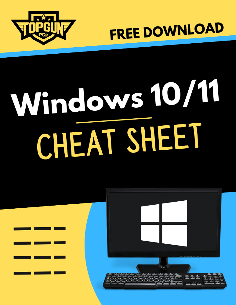 Windows 10/11 Cheat Sheet cover Page